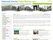Tablet Screenshot of habanacolonial.cuba-renta.com