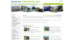 Desktop Screenshot of matanzas.cuba-renta.com
